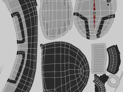 Golf Clubs and Bags 3D Модель
