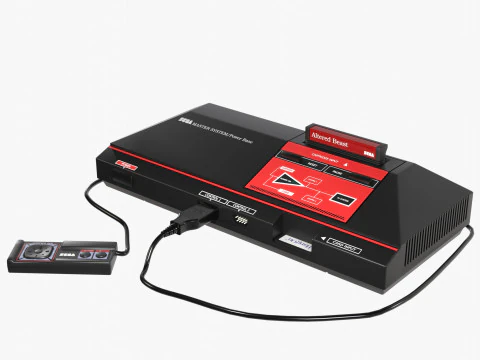 Sega Master System 3D Model