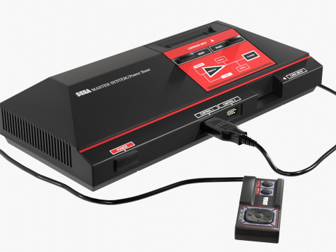 Sega Master System 3Dモデル