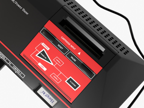 Sega Master System 3Dモデル