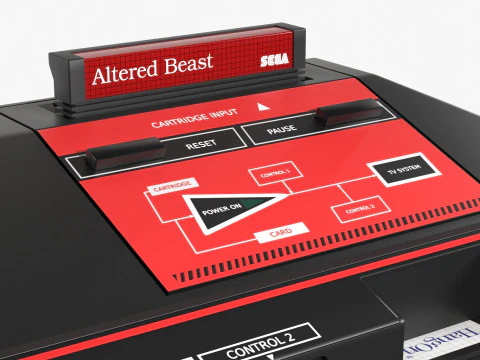 Sega Master System 3D Model