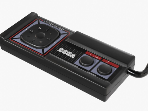 Sega Master System 3Dモデル