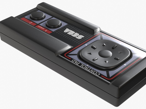 Sega Master System 3Dモデル