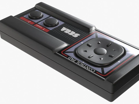 Sega Master System 3D Model