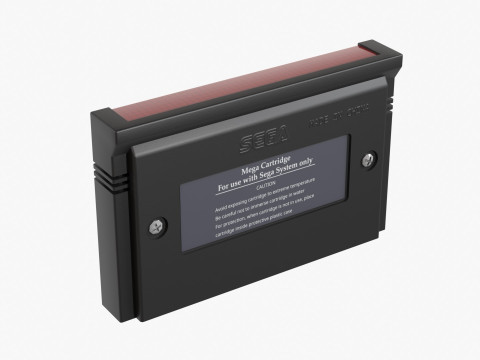 Sega Master System 3Dモデル