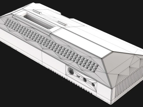 Sega Master System 3D Model