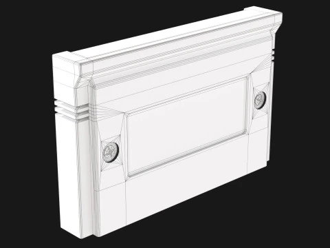 Sega Master System 3D Model