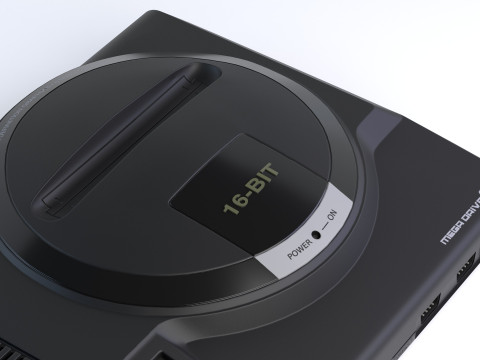Sega Mega Drive Genesis Model 3D