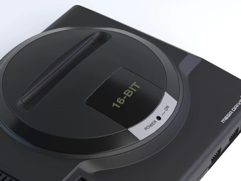 Sega Mega Drive Genesis 3D Model