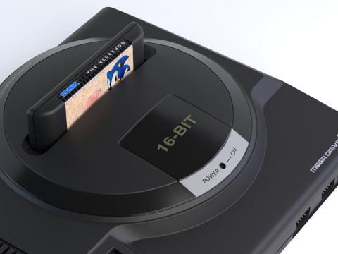 Sega Mega Drive Genesis Model 3D