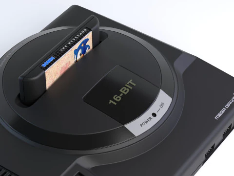 Sega Mega Drive Genesis 3D Model