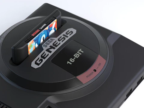 Sega Mega Drive Genesis 3D Model