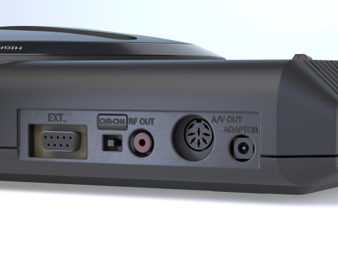 Sega Mega Drive Genesis Model 3D