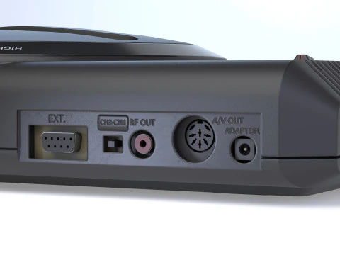 Sega Mega Drive Genesis 3D Model