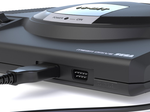 Sega Mega Drive Genesis Model 3D