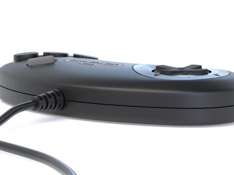Sega Mega Drive Genesis 3D Model