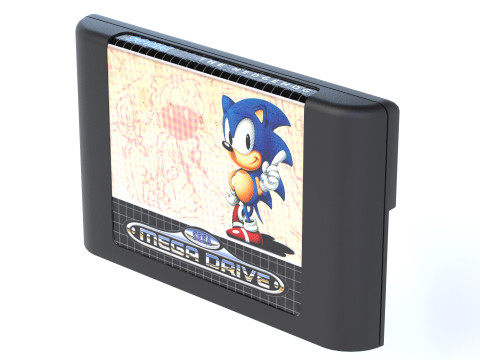 Sega Mega Drive Genesis Model 3D