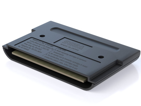 Sega Mega Drive Genesis Model 3D