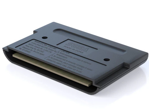 Sega Mega Drive Genesis 3D Model
