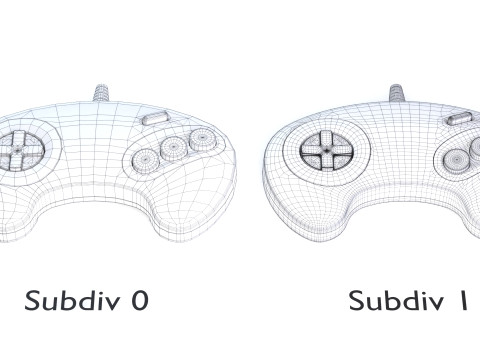 Sega Mega Drive Genesis Model 3D