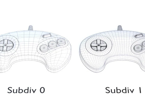 Sega Mega Drive Genesis 3D Model