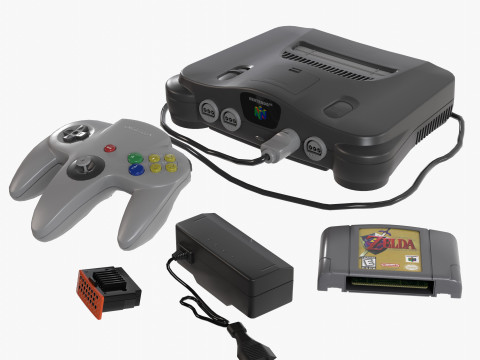 Nintendo 64 3D 模型