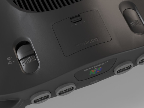 Nintendo 64 Modello 3D