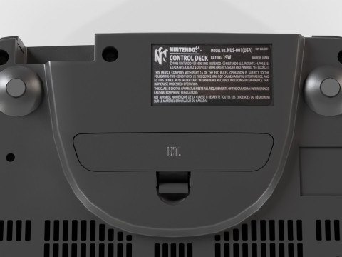Nintendo 64 Modello 3D