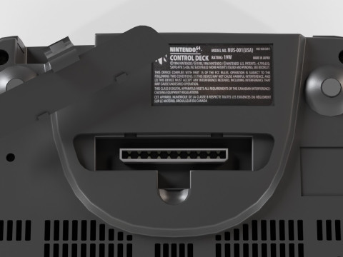 Nintendo 64 Modello 3D