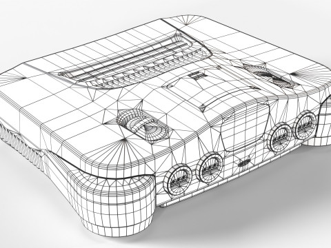 Nintendo 64 Modello 3D