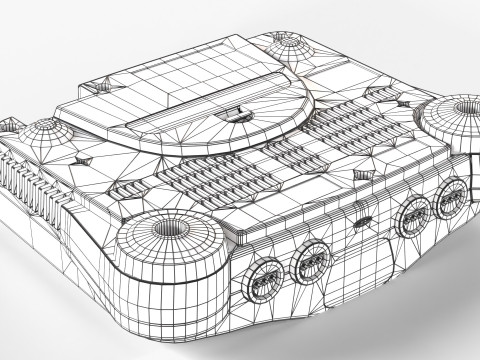Nintendo 64 Modello 3D