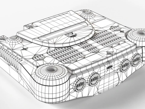 Nintendo 64 Modèle 3D