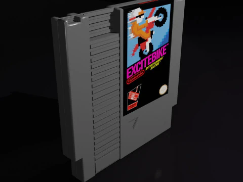 Nintendo Entertainment System NES 3D Model