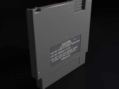 Nintendo Entertainment System NES Modelo 3D