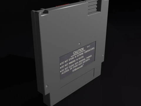 Nintendo Entertainment System NES 3D Model
