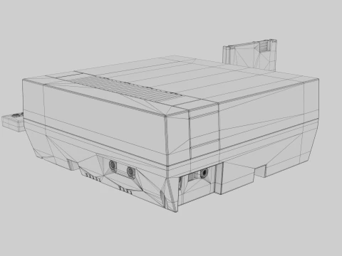 Nintendo Entertainment System NES 3D Model