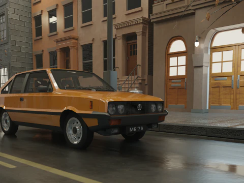 MR78 Polonez Coupe 3D Model
