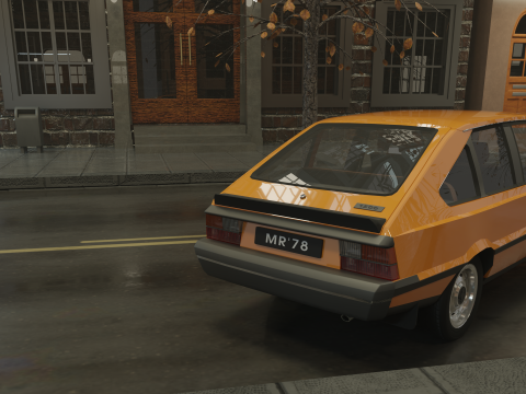 MR78 Polonez Coupe 3Dモデル