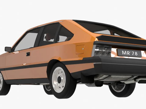 MR78 Polonez Coupe 3D Model
