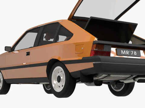 MR78 Polonez Coupe 3D Model