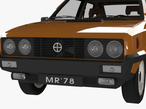 MR78 Polonez Coupe 3D Model