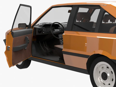 MR78 Polonez Coupe 3D Model