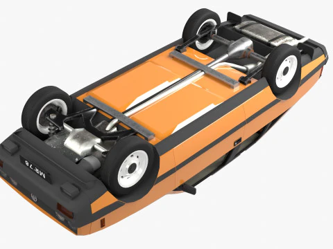 MR78 Polonez Coupe 3D Model