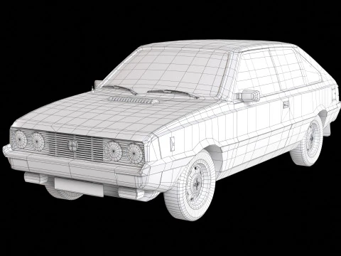 MR78 Polonez Coupe 3D Model