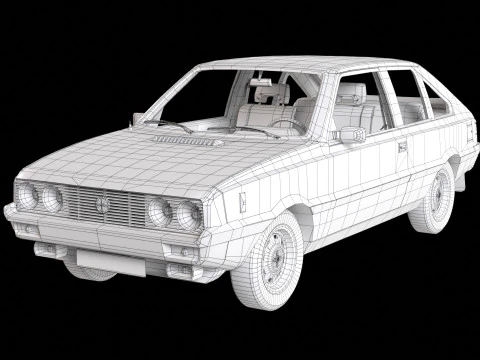 MR78 Polonez Coupe 3D Model