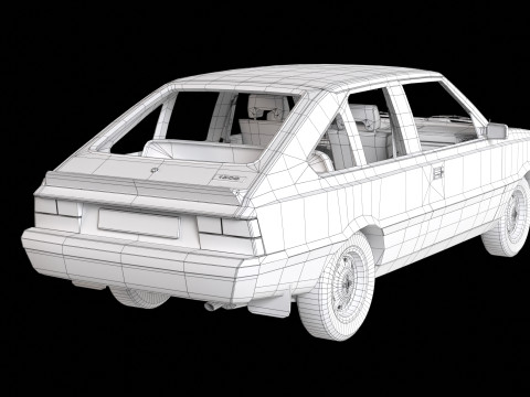 MR78 Polonez Coupe 3Dモデル