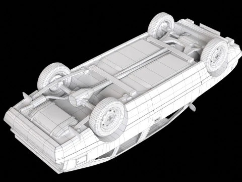 MR78 Polonez Coupe 3D Model