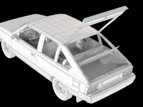 MR78 Polonez Coupe 3D Model