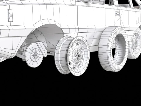 MR78 Polonez Coupe 3D Model