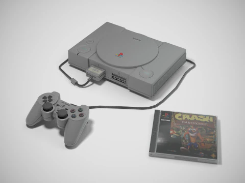 Sony PlayStation 1 PS1 3D Modell